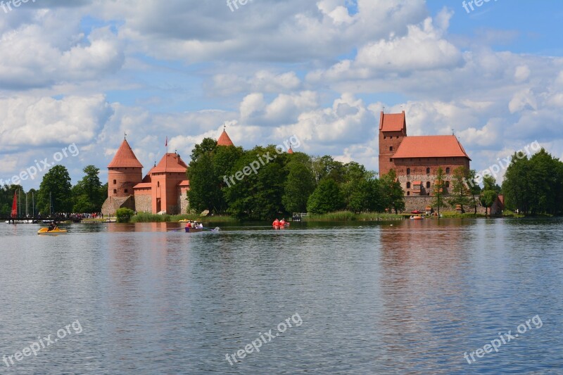 Trakai Lithuania Castle Medieval Historical