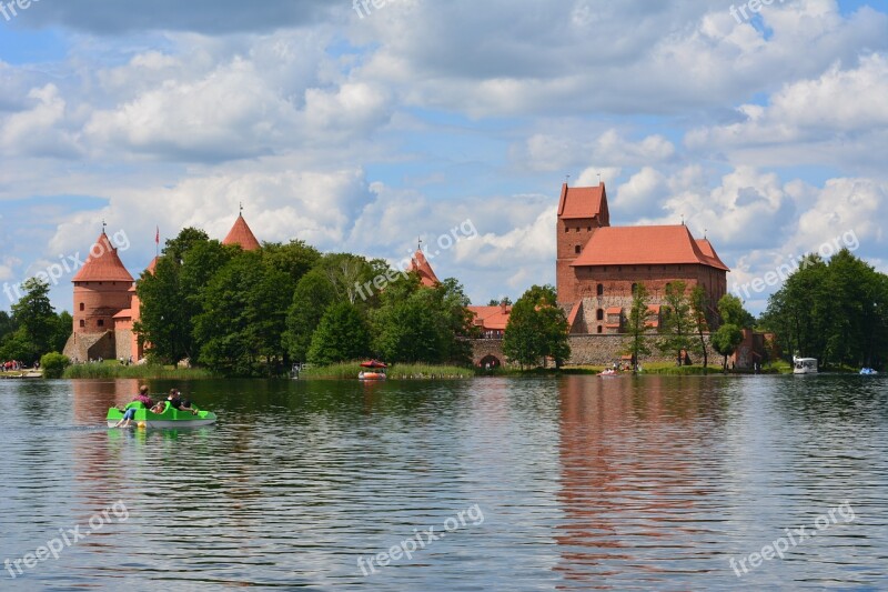 Trakai Lithuania Castle Medieval Historical