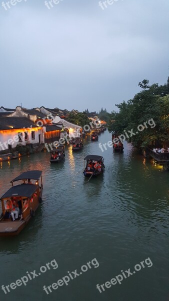 The Scenery Wuzhen Watertown Free Photos