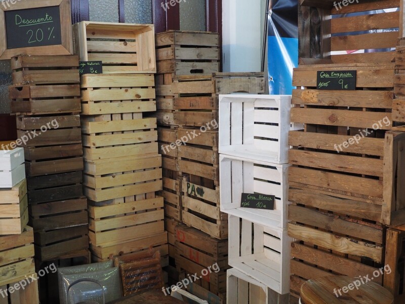 Box Storage Wood Pallet Fruit