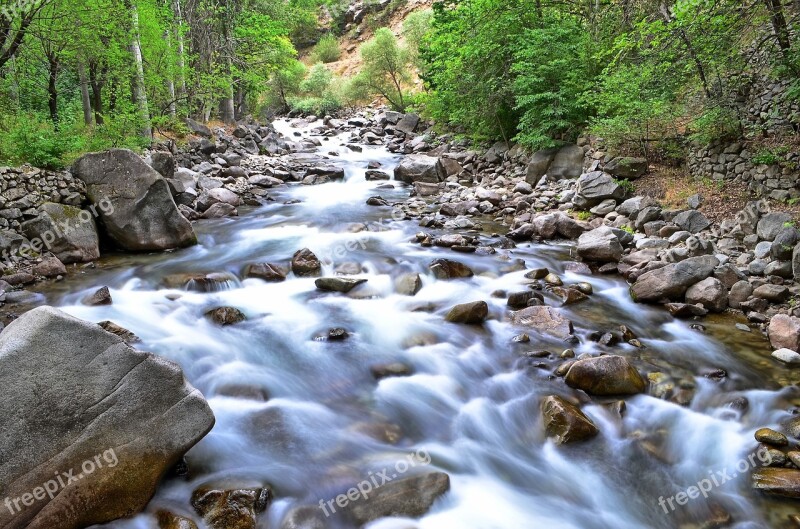 River Landscape Nature Green Open Air