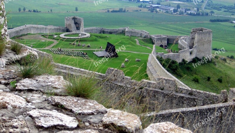 Castle Turňa The Ruins Of The Walls Stones