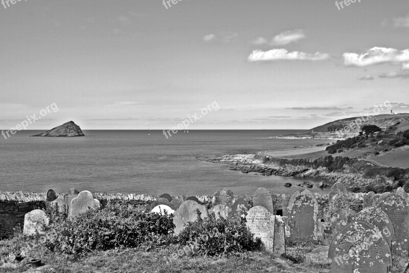 Gothic Grave Stones Mystical Weird Haunting