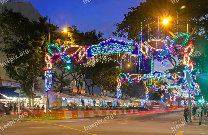 Singapore Ramadan Geylang Serai Festive Light-up