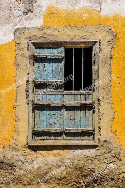 Window Wooden Old Aged Weathered