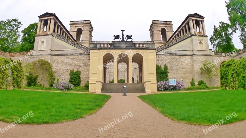 Castle Potsdam Belvedere Historically Architecture