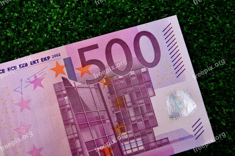 Euro 500 Dollar Bill Money Currency