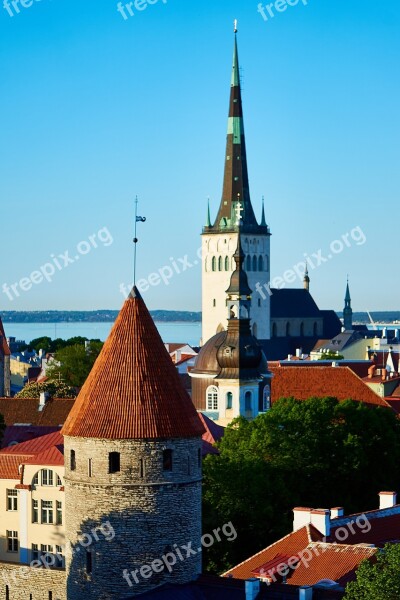 Estonia Tallinn Reval Historically Historic Center