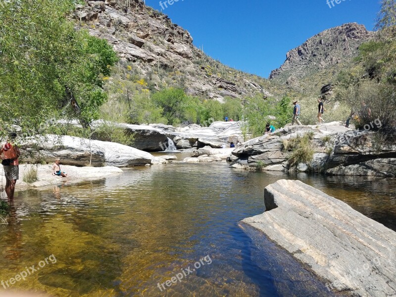 Park Water Desert Tucson Arizona