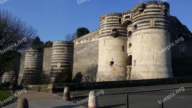 France Angers Castle Free Photos