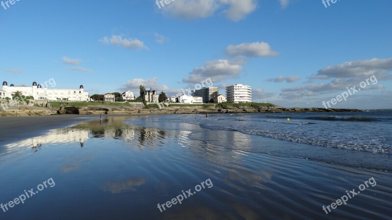 Ocean France Coast Royan Wave