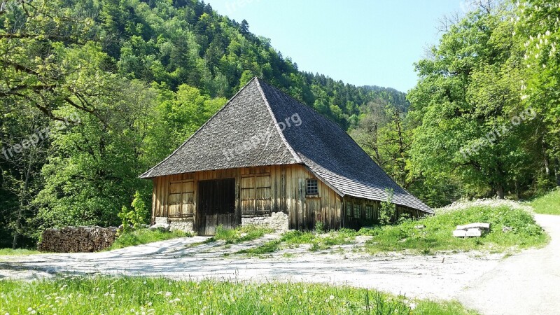 Chalet Mountain Alps Savoie Nature