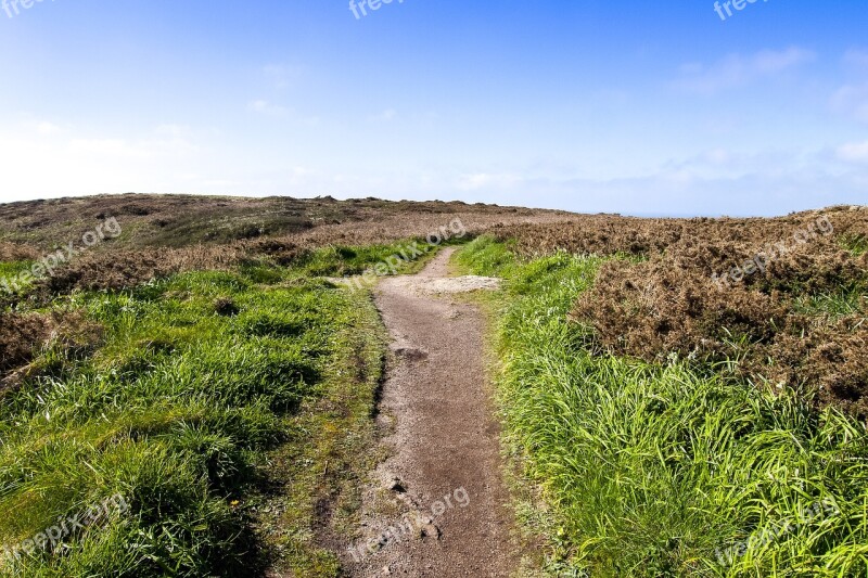 Landscape Cornwall Away Nature Free Photos