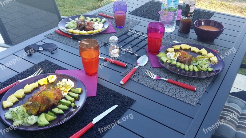 Table Cutlery Meals Plate Dinner