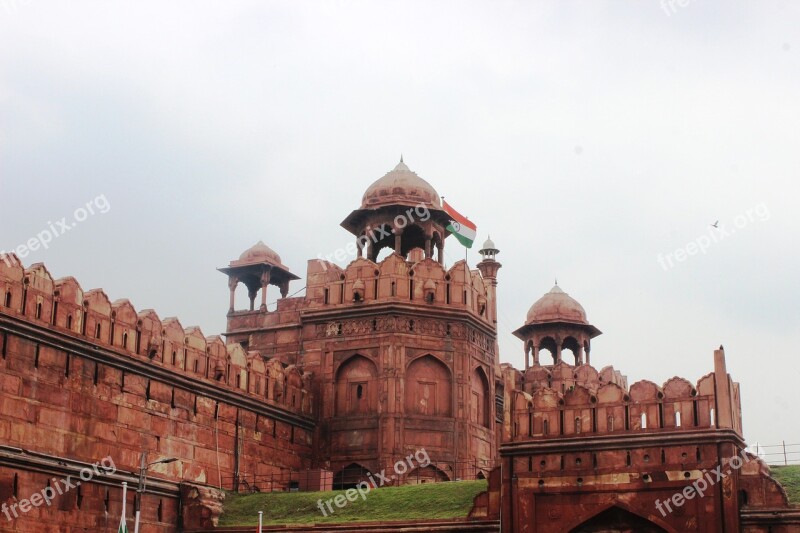 Red Fort Tourism Architecture Monument Heritage