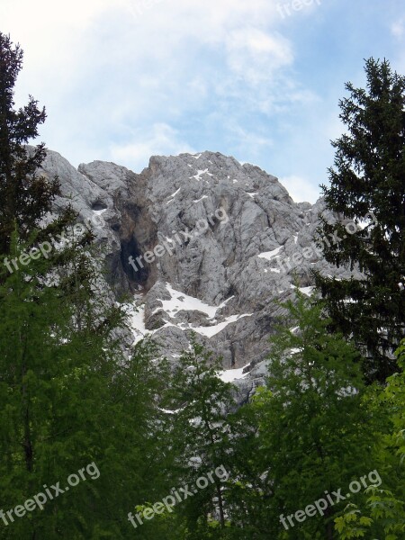 Slovenia Triglav National Park Kranjska Gora Vrsic Pass Alpine Hiking