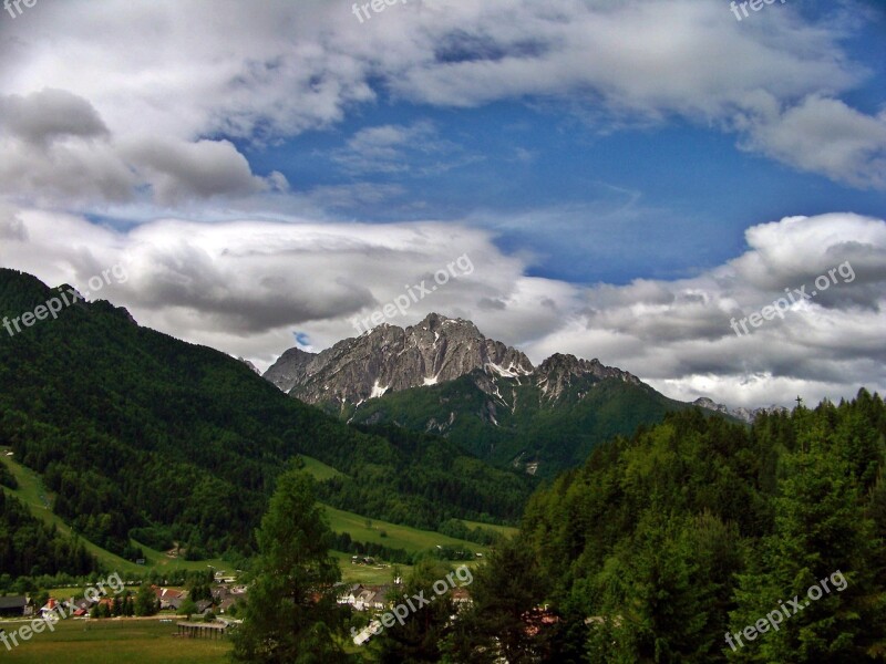 Karawanken Slovenia The Gorenjska Region Jumbo Triglav