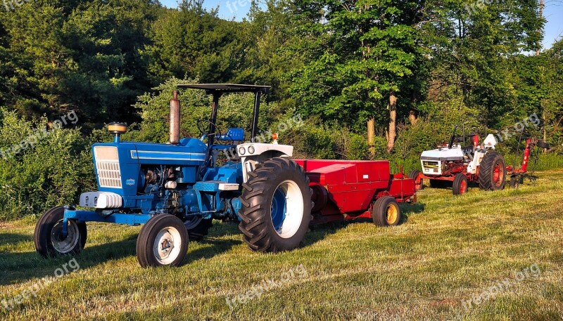 Tractor Farm Agriculture Field Rural