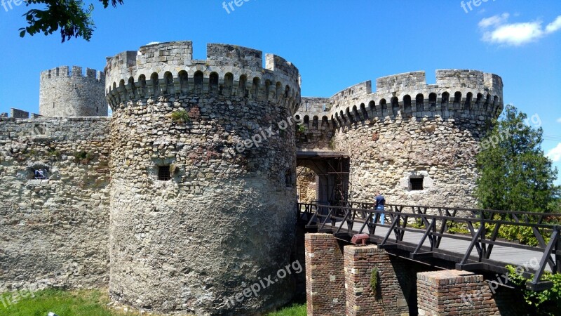 Castle Serbia Date Ancient The Remains Of