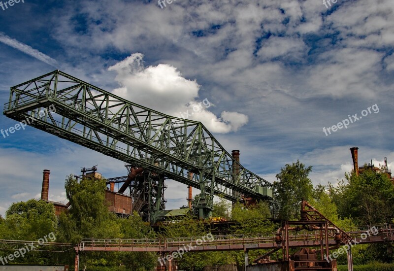 Duisburg Steel Mill Factory Industry Old