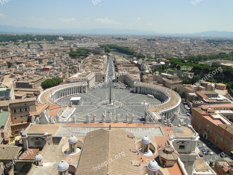 Vatican Landscape Rome Italia Free Photos