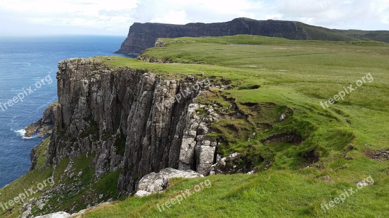 Point Scottish Scotland Rocky Skye