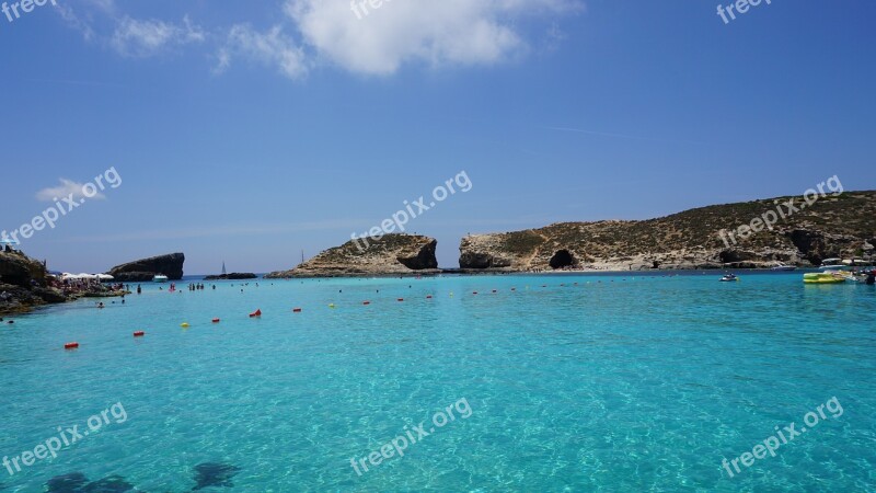 Blue Lagoon Comino Island Malta Free Photos