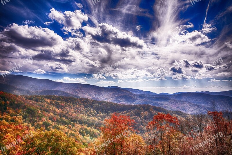 Landscape Tennessee Nature Scenic Fall Colors