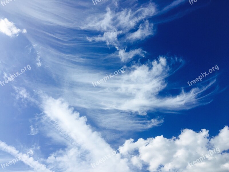 Cirrus Cloud Weather Storm Nature