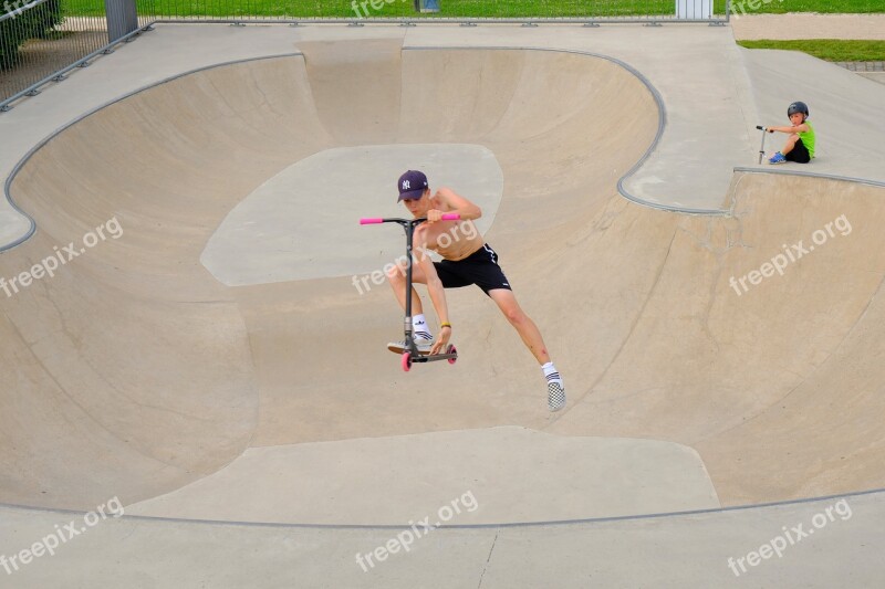 Kickboard Stunt Skater Roller Roll