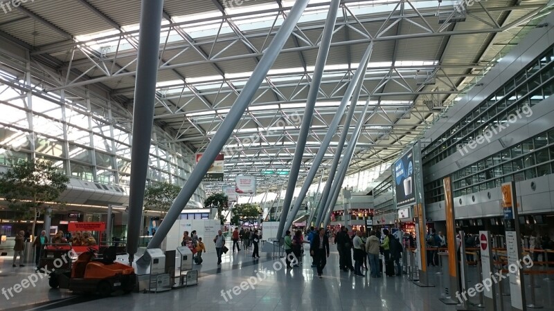 Airport Checkin Düsseldorf Glass Dome Interior Design