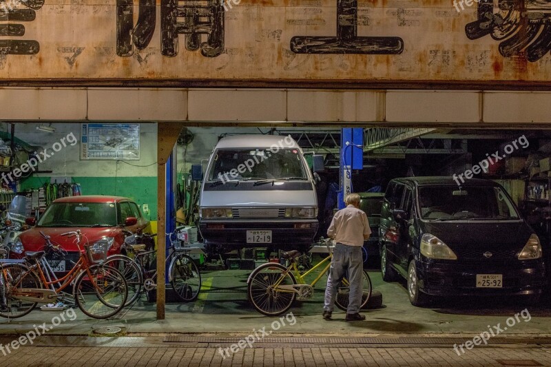 Japan Retro Showa Factory Car