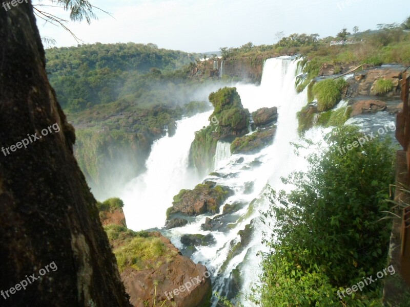 Nature Vegetation Water Iguazu Falls