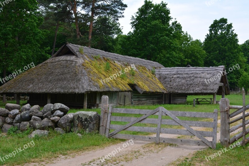 Open Air Museum Architecture Lithuania Rumsiskes Countryside