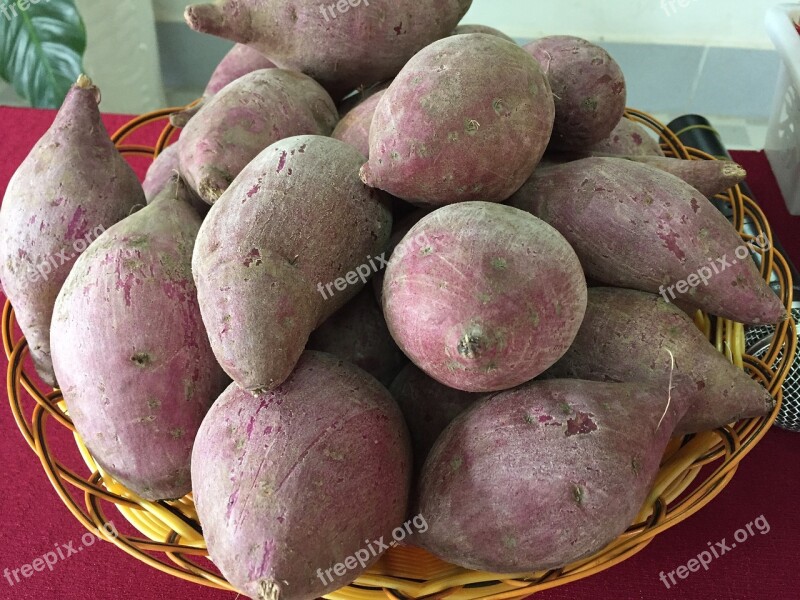 Potato Lang Binh Tan Purple Sweet Potato Japanese Sweet Potatoes