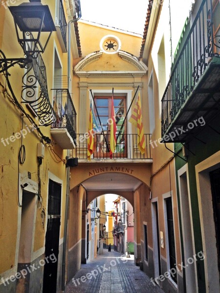 City Hall Villajoyosa Alicante Street Spain