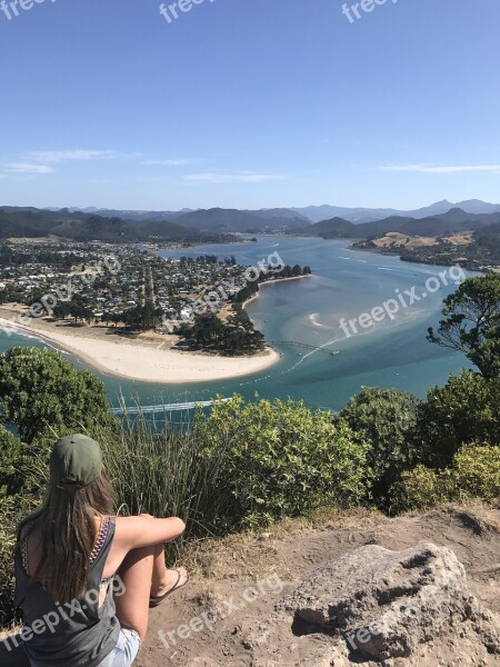 Summer New Zealand Tairua Pauanui Landscape