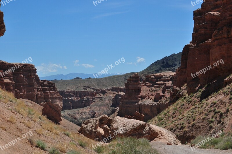 Canyon Charyn Canyon Kazakhstan Free Photos