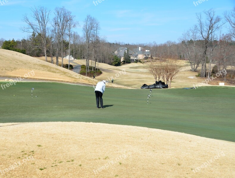 Golf Course Golf Putting Green Landscape Sport