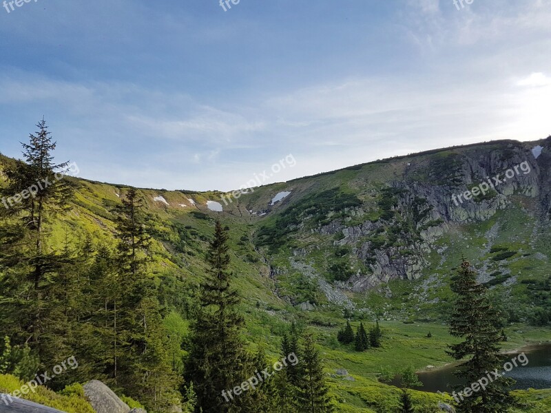 Krkonoše Giant Mountains Mountains Holiday Hiking Trails Nature