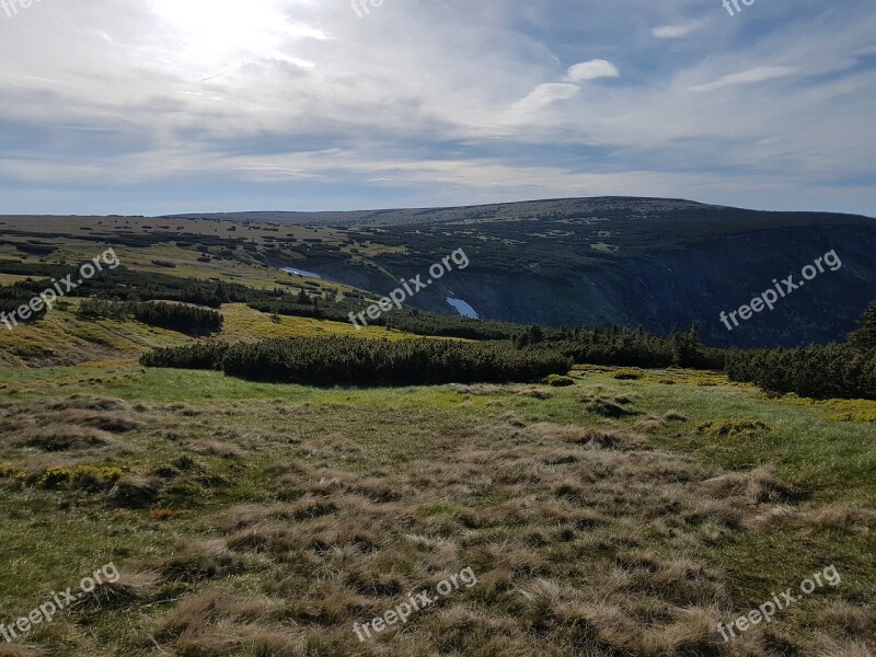 Krkonoše Giant Mountains Mountains Holiday Hiking Trails Nature