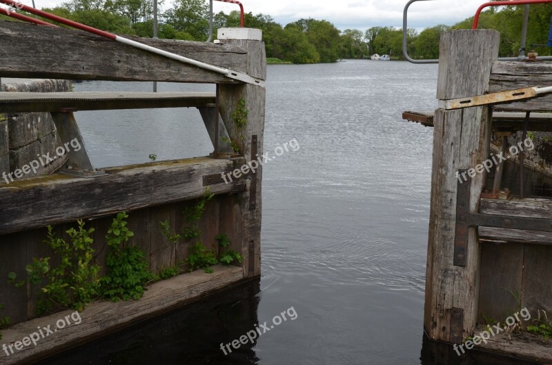 Lock River Water Channel Weir