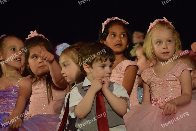 Children Stage Event Boy Girl