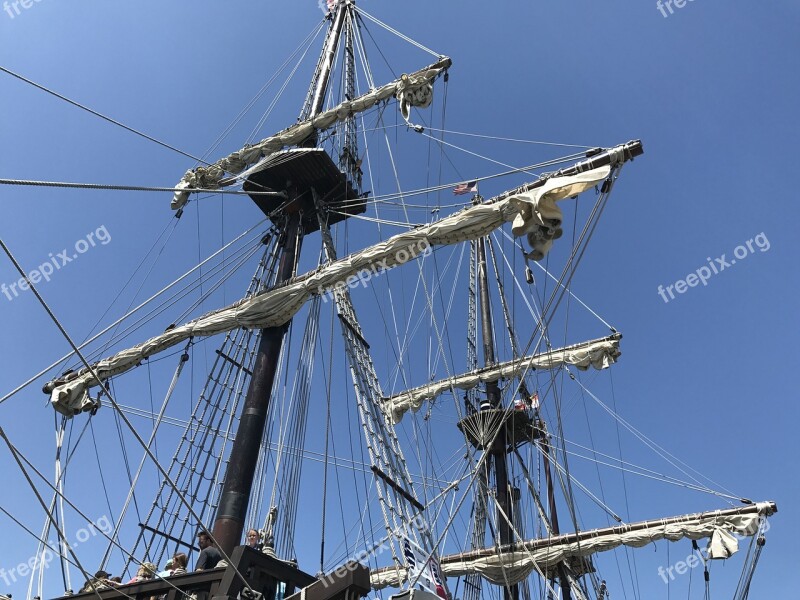 Tall Ships Docked Charleston South Carolina Free Photos