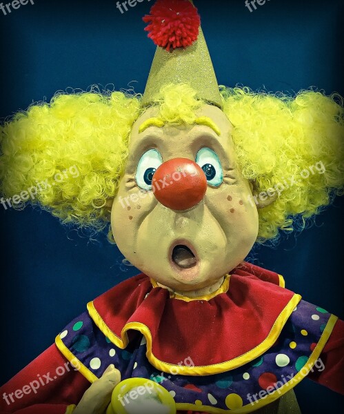 Clown Circus Character Nose Colorful