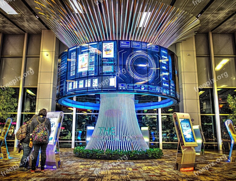 Singapore Airport Clock Airport Singapore Travel