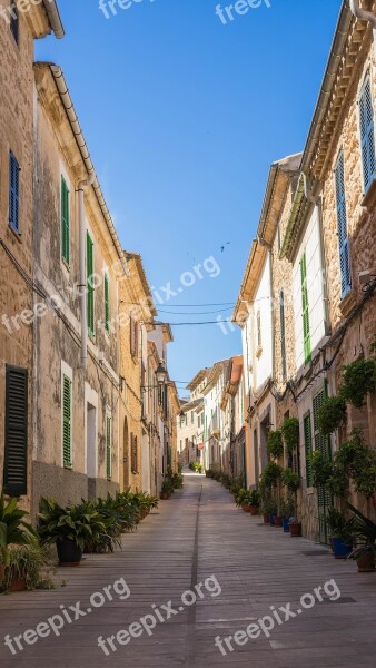 Alley Historic Center Narrow Lane Houses Passage