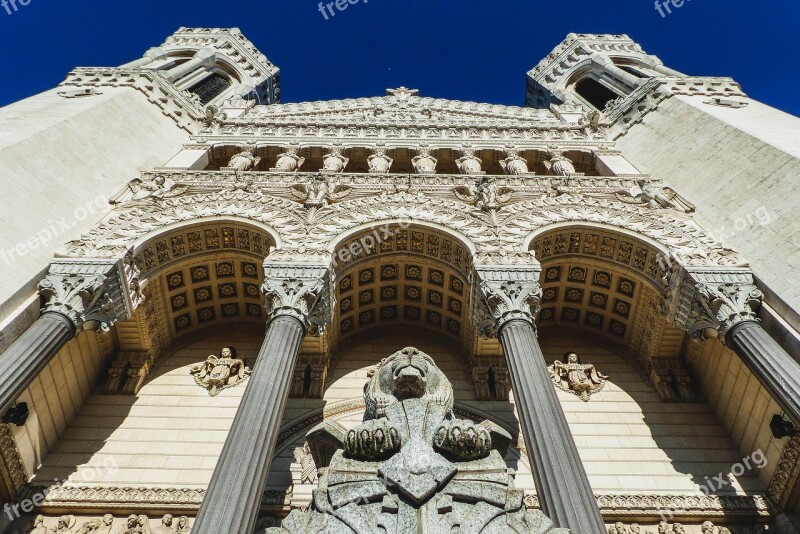 Basilica Lyon Architecture Fourvière Religion