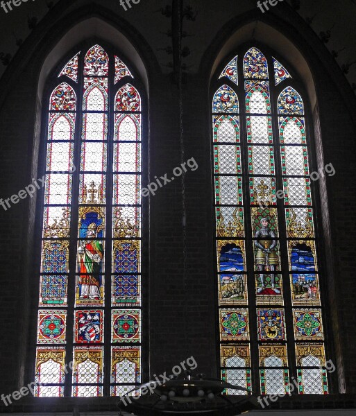 Church Window Main Church Dom Schleswig Cathedral