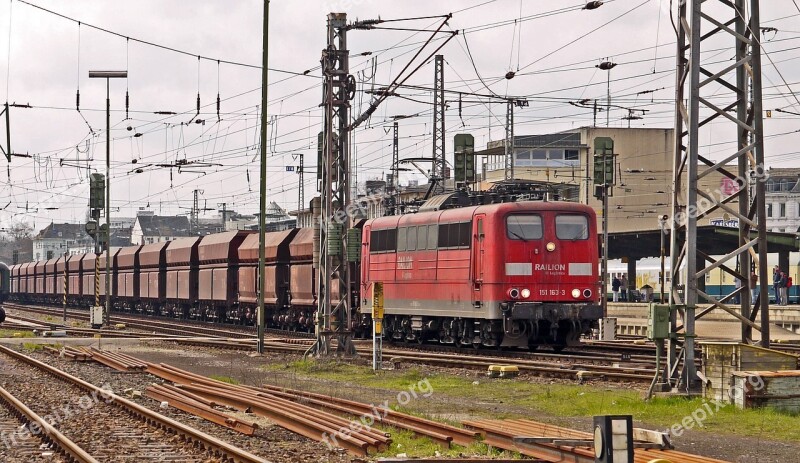 Erzzug Block Train Leerzug Transit Trier Hbf